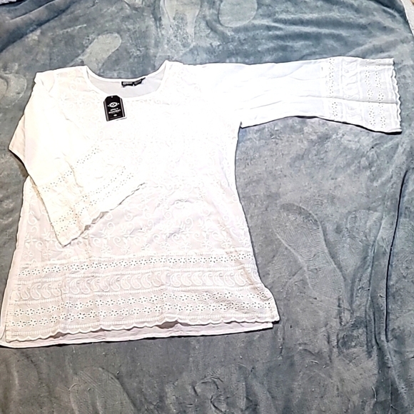 0151. NWTs ~ Beautiful 100% Cotton ~ XXL ~ Embroidery 👍💕 - Picture 1 of 11